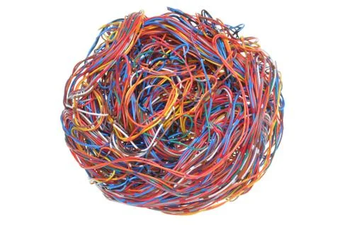 Copper wire Foto stock