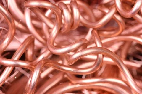 Copper wire Foto stock