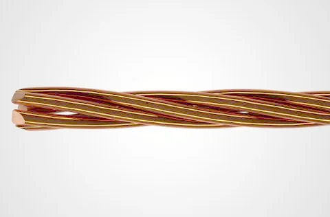 Copper Wire Strands Stock Illustration