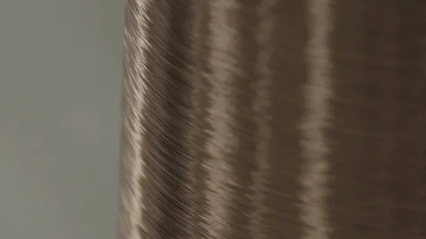 Copper Wire Unwind, Unwrapping Copper Coil - Shot on Sony FS7 動画素材 91172771
