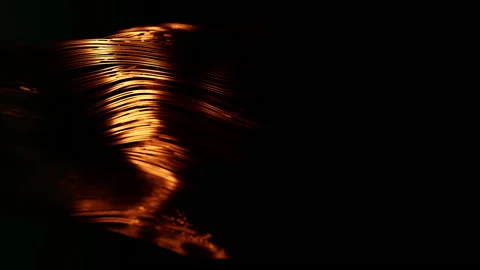 Copper Wire Weave Stock Footage 219861522