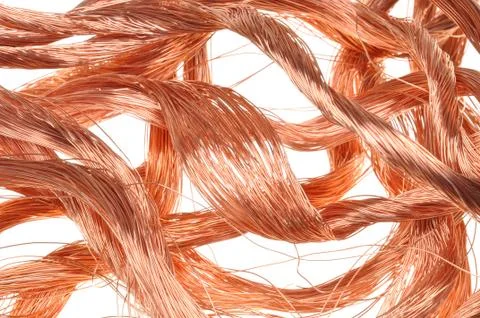 Copper wires Stock Photos