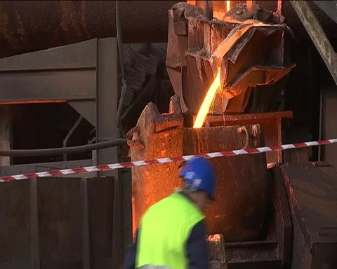 Copper worker Stock Footage 128194359