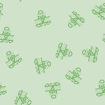 Copper zinc runoff river system after heavy rainfall line seamless pattern Stock Illustration