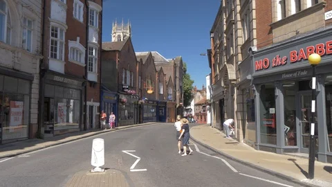 Coppergate, York, England Stock Footage 111411069