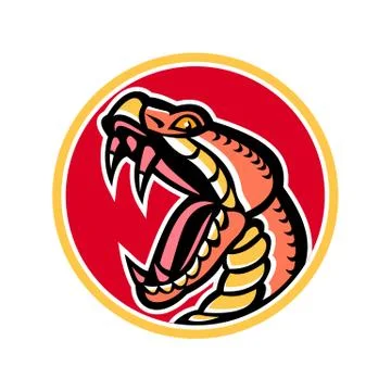 Copperhead Snake Mascot Stock Illustration