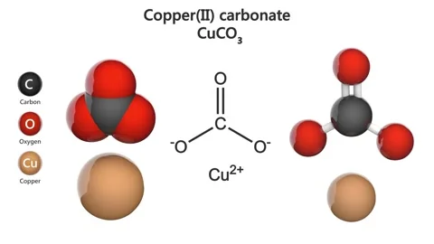 Copper(II) carbonate. Seamless loop. Stock Footage 152513840