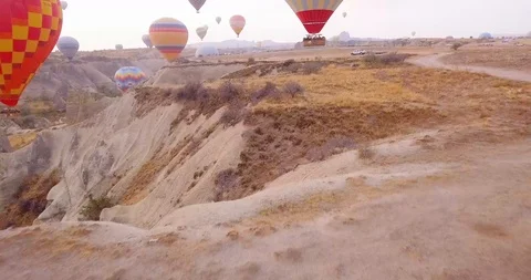 Copter and Cappadocia Video stock 96977482