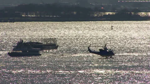 Copter &amp; Diplomatic Stock Footage 25912090