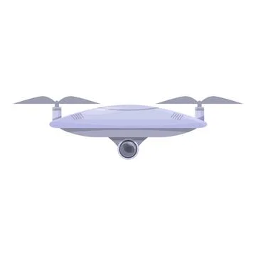Copter drone icon cartoon vector. Aerial camera Stock Illustration