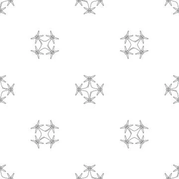 Copter drone pattern seamless vector 스톡 일러스트