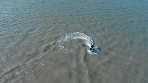 Copter jet ski high quality shooting Video stock 130828101