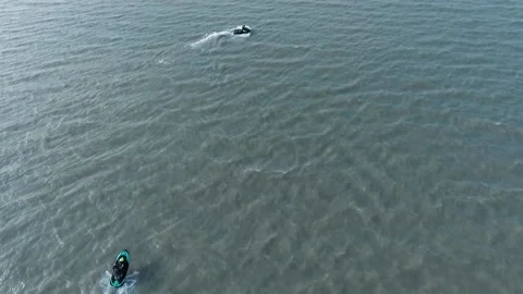 Copter jet ski high quality shooting Video stock 130829899