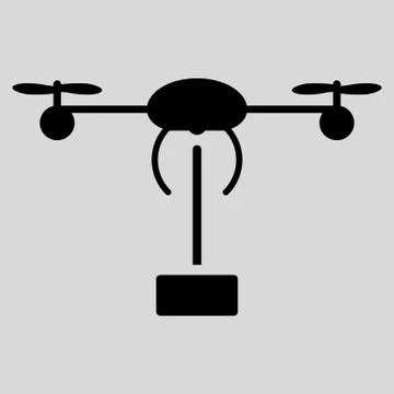 Copter shipment icon 스톡 일러스트