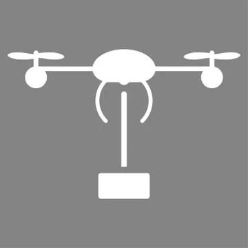 Copter shipment icon 库存插图