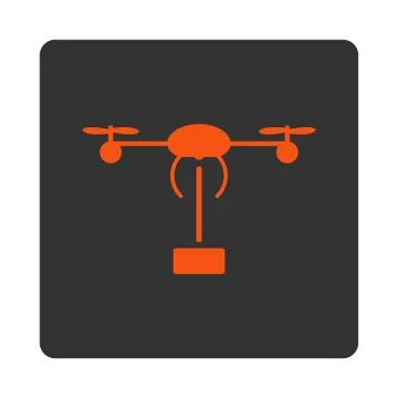 Copter shipment icon 库存插图
