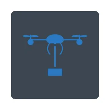 Copter shipment icon 스톡 일러스트