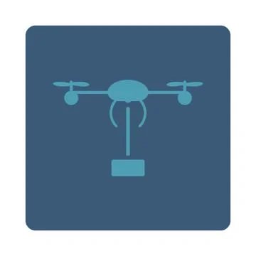 Copter shipment icon 스톡 일러스트