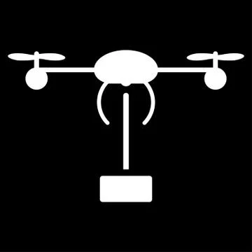 Copter shipment icon 스톡 일러스트