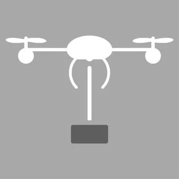 Copter shipment icon 库存插图