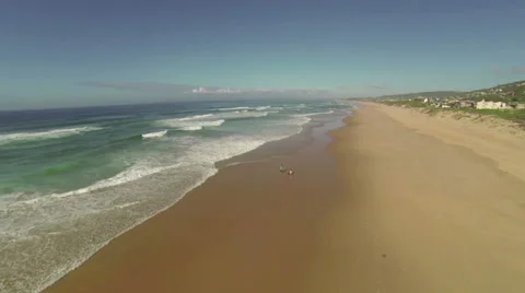 Copter shoreline shot. Vídeo Stock 34627579