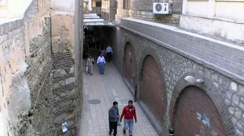 Coptic district cairo Stock-Footage 35641837