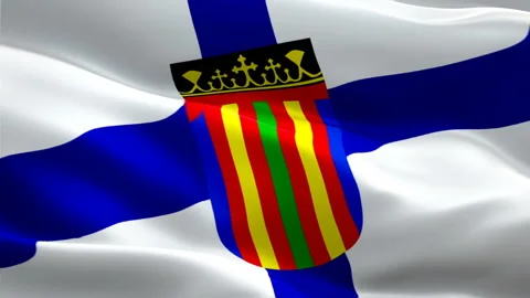 Coptic Jesus flag. Coptic Christ waving flag background video waving in wind. Stock Footage 169991972