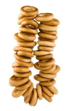 Copula of bagels Stock Photos