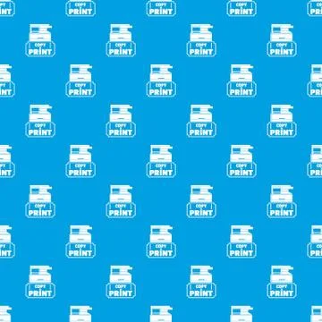 Copy and print pattern vector seamless blue Illustrazione stock