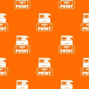 Copy and print pattern vector orange Stock Illustration