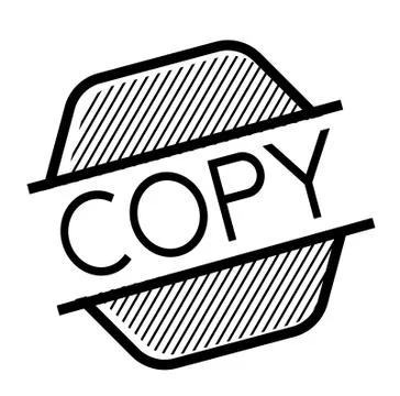 Copy black stamp Stock Illustration
