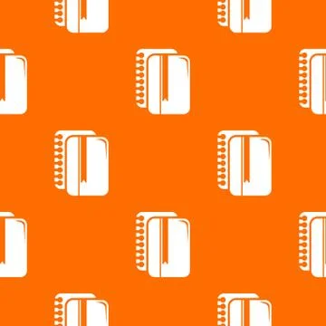 Copy book pattern vector orange 스톡 일러스트