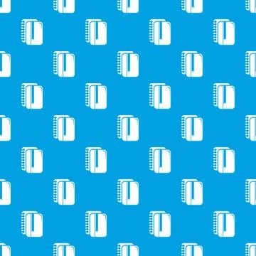 Copy book pattern vector seamless blue 스톡 일러스트