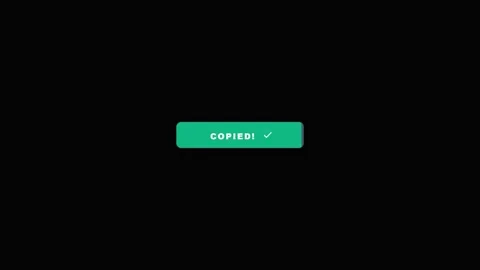 Copy Button Animation Promo Code Success Message Video stock 332695274