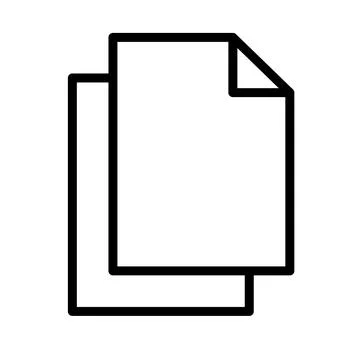 Copy document icon. Copy file data. Vector. Stock Illustration
