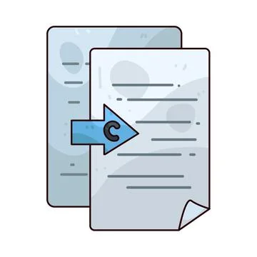 Copy File illustration Stock Illustration