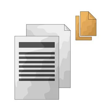 Copy File illustration Stock-Illustration