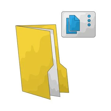 Copy Folder illustration Stock Illustration