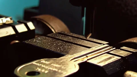 Copy of the keys in a hardware store Stock-Footage 89442948