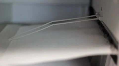 Copy Machine and Paper Stock Footage