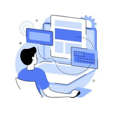 Copy optimization abstract concept vector illustration. 스톡 일러스트