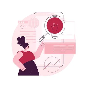 Copy optimization abstract concept vector illustration. 스톡 일러스트