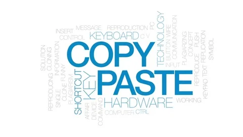Copy Paste Stock Video Footage | Royalty Free Copy Paste Videos | Pond5