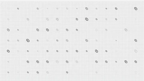 Copy, paste icon animation loop. Seamless pattern background. small copy, paste Stock Footage 139117278