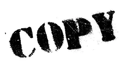 Copy rubber stamp Ilustración de archivo