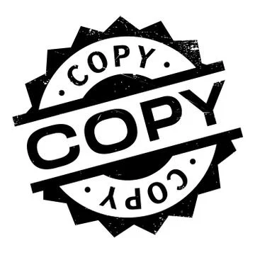 Copy rubber stamp Ilustración de archivo