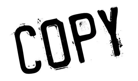 Copy rubber stamp Ilustración de archivo