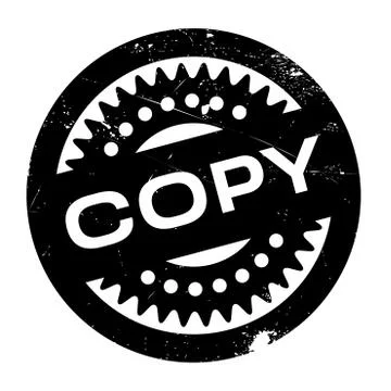 Copy rubber stamp Ilustración de archivo