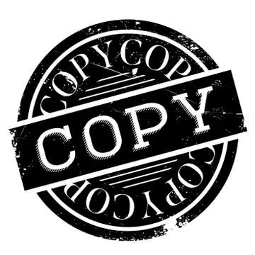 Copy rubber stamp Ilustración de archivo