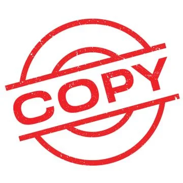 Copy rubber stamp Ilustración de archivo